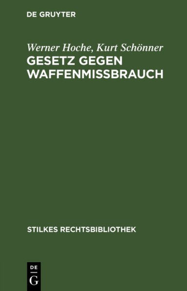 Gesetz gegen Waffenmißbrauch