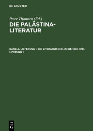 Title: Die Literatur der Jahre 1878-1894, Liferung 1, Author: Peter Thomsen