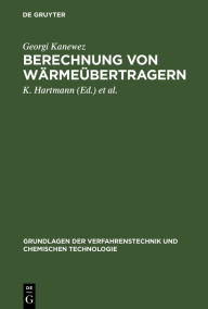 Title: Berechnung von Wärmeübertragern, Author: Georgi Kanewez