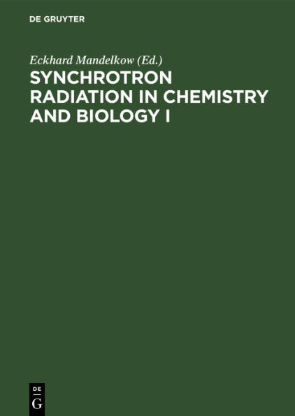 Synchrotron Radiation in Chemistry and Biology I