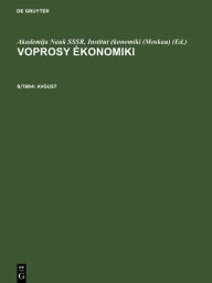 Title: Avgust, Author: Akademija Nauk SSSR