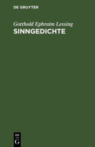 Title: Sinngedichte, Author: Gotthold Ephraim Lessing