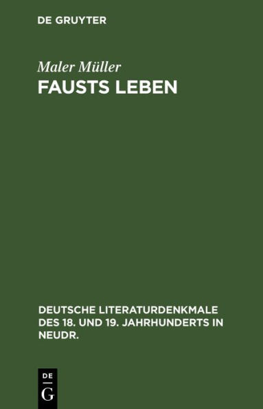 Fausts Leben