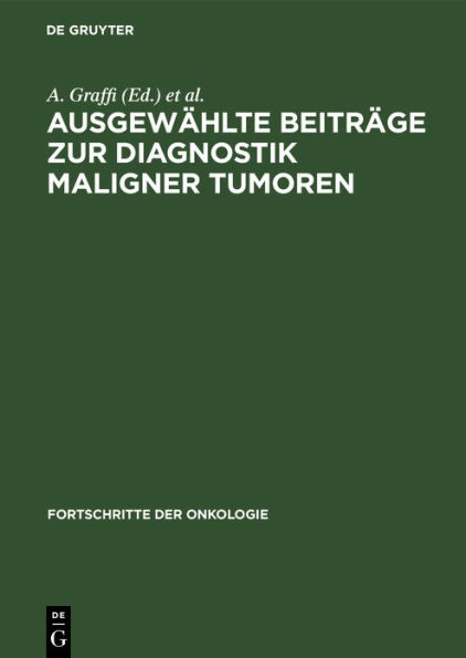 Ausgew hlte Beitr ge zur Diagnostik maligner Tumoren