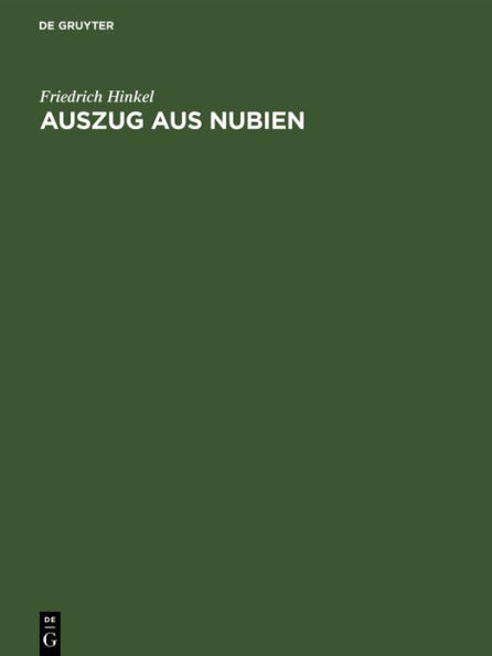 Auszug aus Nubien