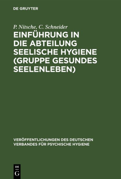 Einführung in die Abteilung Seelische Hygiene (Gruppe Gesundes Seelenleben): Halle Nr. 51 der Internationalen Hygiene-Ausstellung Dresden 1930