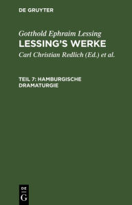 Title: Hamburgische Dramaturgie, Author: Gotthold Ephraim Lessing