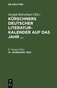 Title: 1922, Author: G. Lüdtke