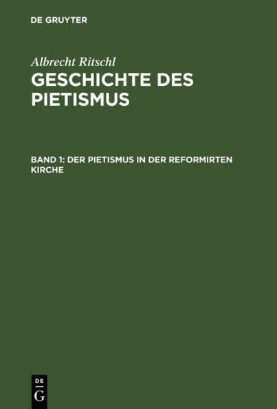 Der Pietismus in der reformirten Kirche