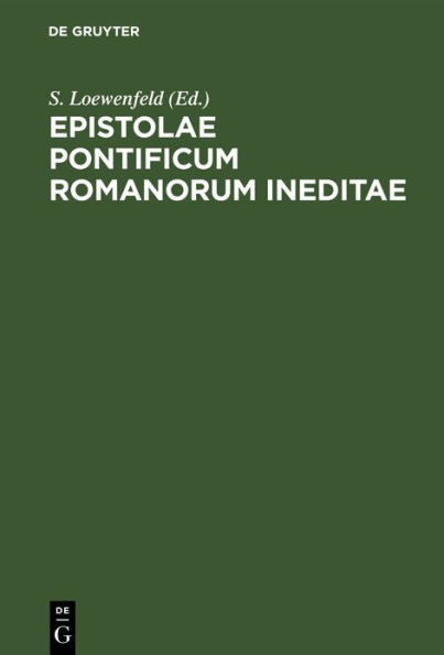 Epistolae Pontificum Romanorum Ineditae