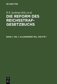Title: Allgemeiner Teil, Hälfte 1, Author: P. F. Aschrott