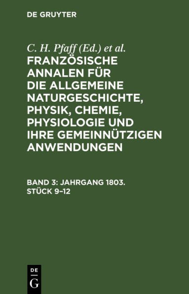 Jahrgang 1803. St ck 9-12