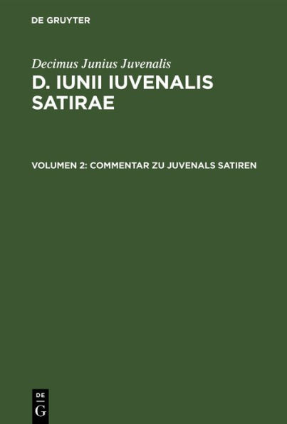 Commentar zu Juvenals Satiren