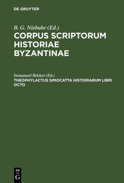 Theophylactus Simocatta Historiarum libri octo