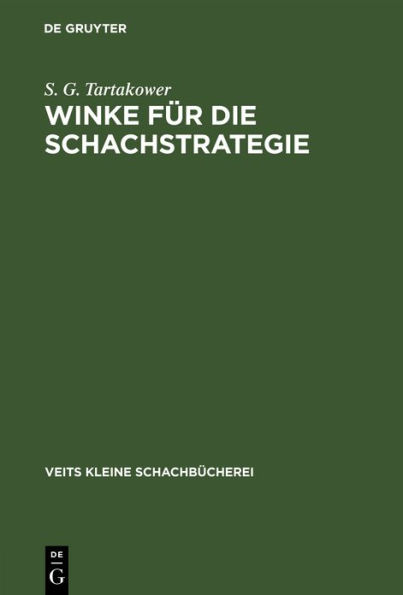 Winke f r die Schachstrategie