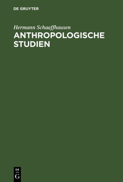 Anthropologische Studien