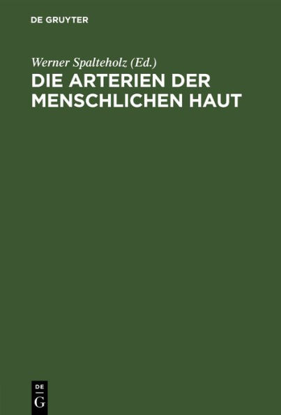 Die Arterien der menschlichen Haut