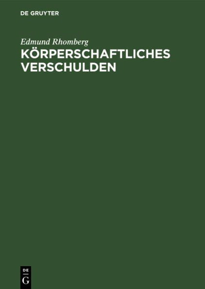 K rperschaftliches Verschulden