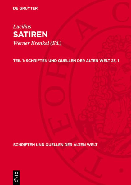 Lucilius: Satiren. Teil 1