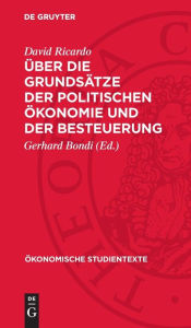 Title: ber die Grunds tze der politischen konomie und der Besteuerung, Author: David Ricardo