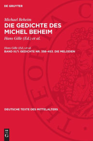 Title: Gedichte Nr. 358-453. Die Melodien, Author: Hans Gille