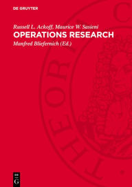 Title: Operations research: Grundz ge der Operationsforschung, Author: Russell L. Ackoff