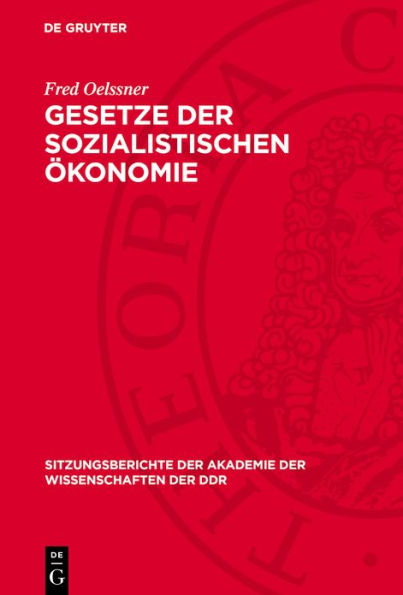 Gesetze der sozialistischen konomie: Vortrag und Diskussionsbeitr ge