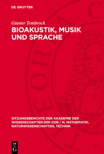 Bioakustik, Musik und Sprache