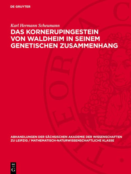Das Kornerupingestein von Waldheim in seinem genetischen Zusammenhang
