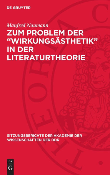 Zum Problem der "Wirkungsästhetik" in der Literaturtheorie