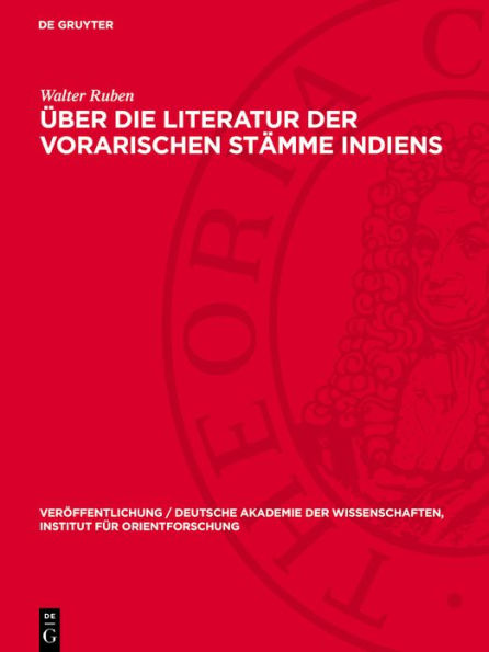 Über die Literatur der vorarischen Stämme Indiens