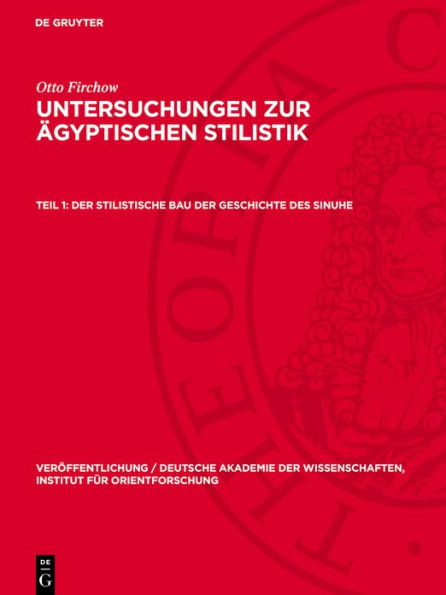 Der stilistische Bau der Geschichte des Sinuhe