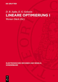 Title: Lineare Optimierung I, Author: D. B. Judin