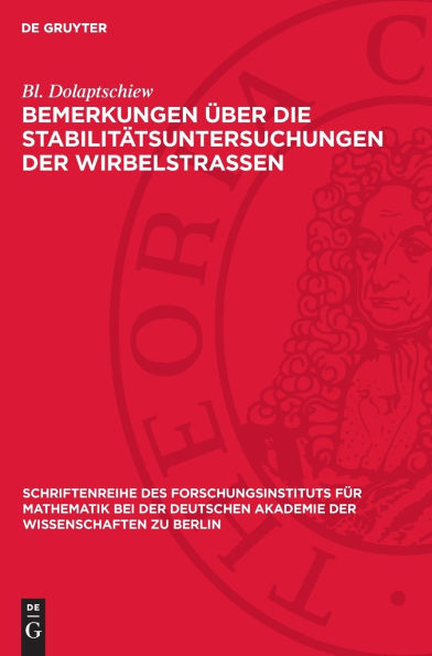 Bemerkungen ber die Stabilit tsuntersuchungen der Wirbelstrassen