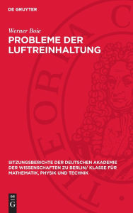 Title: Probleme der Luftreinhaltung, Author: Werner Boie