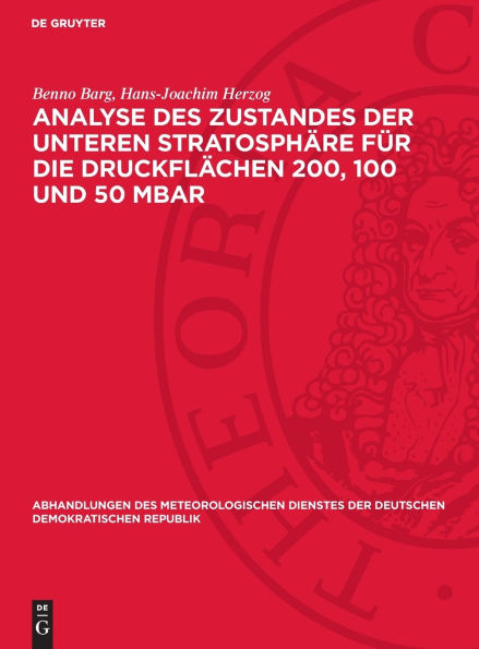 Analyse des Zustandes der unteren Stratosphäre für die Druckflächen 200, 100 und 50 mbar