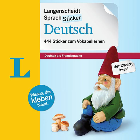 Langenscheidt Sprachsticker Deutsch (Langenscheidt Language Stickers German): 444 Sticker zum Vokabellernen