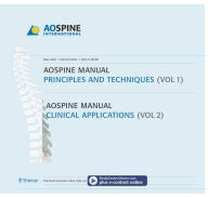 Title: AO Spine Manual, Volume 1: Principles and Techniques; Volume 2: Clinical Applications, Author: Max Aebi