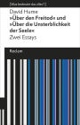 Über den Freitod / Über die Unsterblichkeit der Seele: [Was bedeutet das alles?]