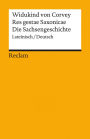 Res gestae Saxonicae / Die Sachsengeschichte (Lateinisch/Deutsch): Reclams Universal-Bibliothek