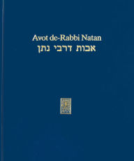 Title: Avot de-Rabbi Natan: Synoptische Edition beider Versionen., Author: Hans-Jurgen Becker