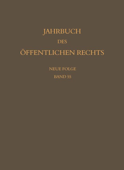 Jahrbuch des offentlichen Rechts der Gegenwart. Neue Folge