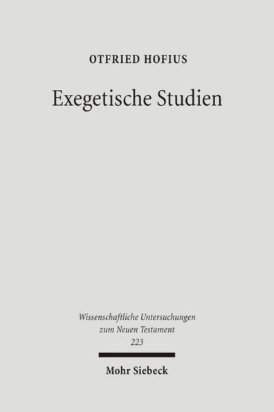 Exegetische Studien / Edition 1