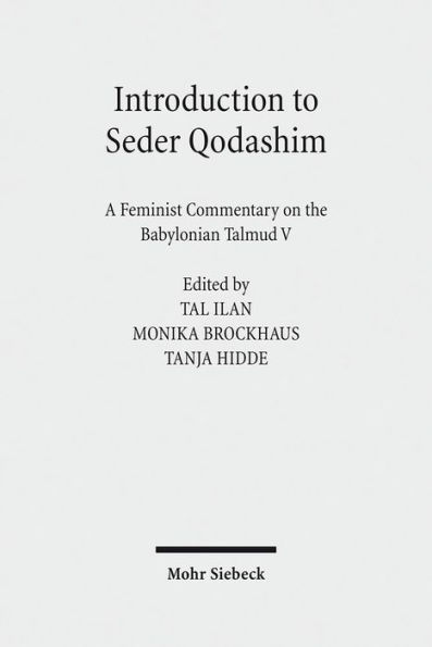 Introduction to Seder Qodashim: A Feminist Commentary on the Babylonian Talmud V
