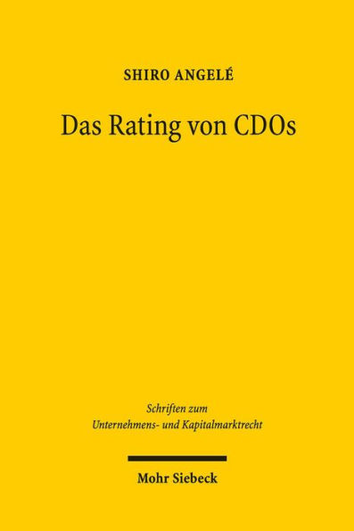 Das Rating von CDOs