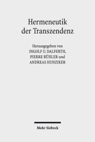 Title: Hermeneutik der Transzendenz, Author: Pierre Buhler