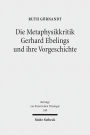 Die Metaphysikkritik Gerhard Ebelings und ihre Vorgeschichte