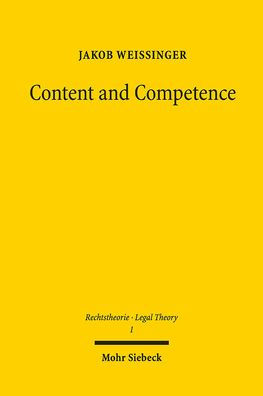 Content and Competence: A Descriptive Approach to the Concept of Rights / Edition 1