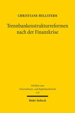 Trennbankenstrukturreformen nach der Finanzkrise