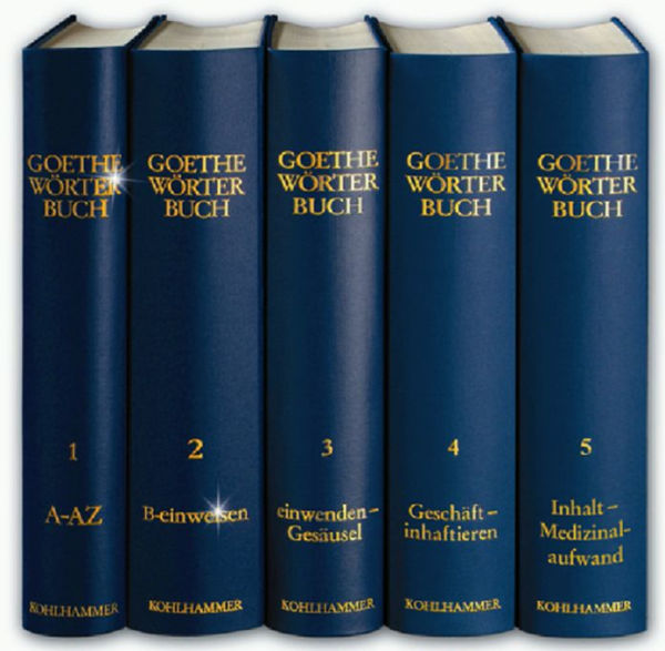 Goethe Worterbuch, Band 1, Leinen: A - azurn